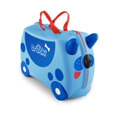 Trunki Kufor s kolieskami - Modrý pes, od 3r+