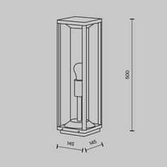 MAYTONI MAYTONI Vonkajšie svietidlo Cell E27x1 15W IP 54 O452FL-01GF1