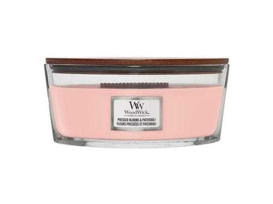 Woodwick Vonná sviečka loď Pressed Blooms & Patchouli 453,6 g