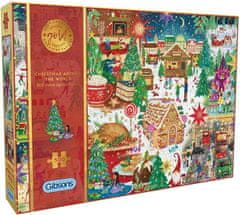 Gibsons Puzzle Special Gold Edition: Vianoce po celom svete 500 dielikov