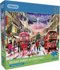 Gibsons Puzzle Vianočné Regent Street XL 500 dielikov