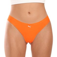 Puma 2PACK dámske tangá bezšvová oranžová (100001010 020) - veľkosť S