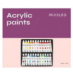 Maaleo  20363 Akrylové farby 24 ks / 12 ml