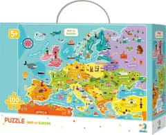 Dodo Toys Puzzle Mapa Európy 100 dielikov