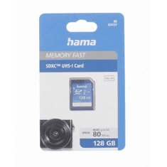 HAMA SDXC 128 GB Class 10, UHS-I 80 MB/s