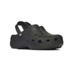 Crocs Dreváky čierna 41 EU Classic Platform Glitter Clogw