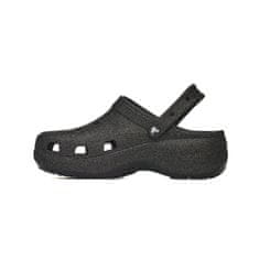 Crocs Dreváky čierna 41 EU Classic Platform Glitter Clogw