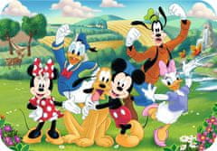 Trefl Drevené puzzle Mickey a priatelia 24 dielikov