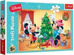 Trefl Puzzle Mickey a Minnie: Vianoce 100 dielikov