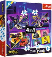 Trefl Puzzle Batwheels: Zoznámte sa 4v1 (35,48,54,70 dielikov)