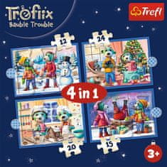 Trefl Puzzle Treflíci: Vianoce 4v1 (12,15,20,24 dielikov)