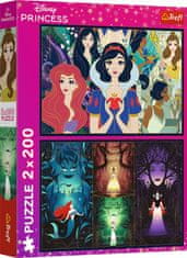 Trefl Puzzle Disney princeznej: Začarované krásky 2x200 dielikov