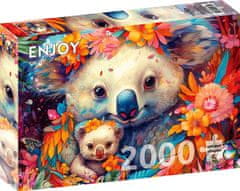 ENJOY Puzzle Maznanie s koalou 2000 dielikov