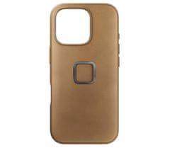 Peak Design Mobile Everyday Clarino Case iPhone 16 Pro Tan