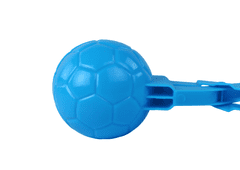 Lean-toys Snehová guľa Machine Ball Pattern Blue 20cm x 5cm x5cm