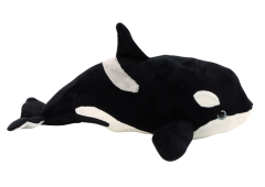 Lean-toys Plyšový maskot Orca Hugs 40cm čierny