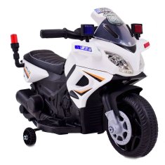 Lean-toys PRVÁ POLICAJNÁ MOTORKA S KOHÚTOM - PRE BATOĽA/JC-911