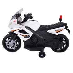 Lean-toys PRVÁ POLICAJNÁ MOTORKA S KOHÚTOM - PRE BATOĽA/JC-911