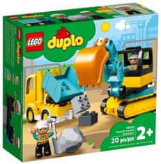 KECJA Lego DUPLO 10931 Nákladné auto a pásové rýpadlo