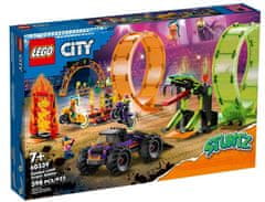 KECJA Lego CITY 60339 Kaskadérska aréna s dvoma slučkami