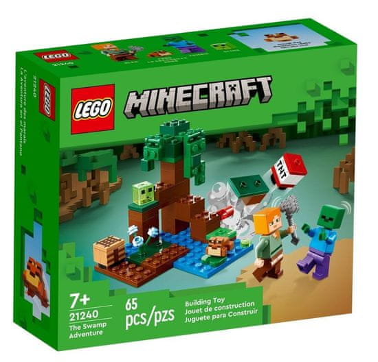 KECJA Lego MINECRAFT 21240 Dobrodružstvo v mokradiach