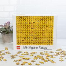 KECJA LEGO Minifigure tváre Puzzle (1000 prvkov)