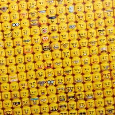 KECJA LEGO Minifigure tváre Puzzle (1000 prvkov)