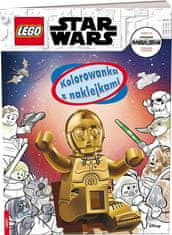 KECJA Lego Star Wars. Omaľovánky s nálepkami