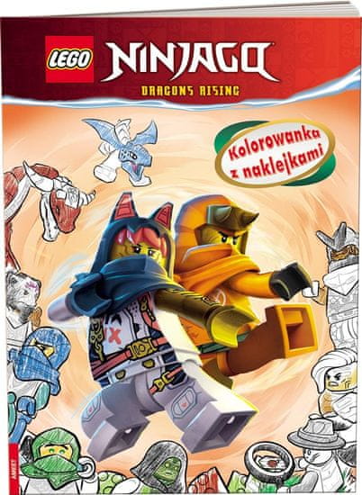 KECJA Lego Ninjago Omaľovánky s nálepkami