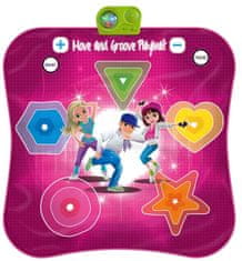 Lean-toys Tanečná podložka "Move and Groove" pre deti 3+ Arkádová hra + svetelné zvuky