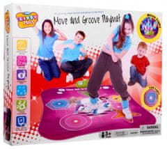 Lean-toys Tanečná podložka "Move and Groove" pre deti 3+ Arkádová hra + svetelné zvuky