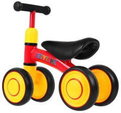 Lean-toys Prvý detský krosový bicykel PettyTrike Zelený 4-kolesový SporTrike