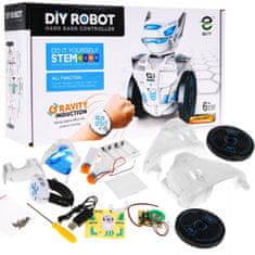 Lean-toys Inteligentný robot ovládaný hodinkami pre deti 6+ Gravitačný mechanizmus + interaktívne funkcie