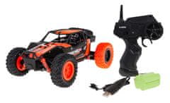 Lean-toys Púštny kamión na diaľkové ovládanie Crawler pre deti 6+ Model 1:24 + kovová karoséria + pohon 4x4 + gumové pneumatiky + diaľkové ovládanie 2,4 GHz