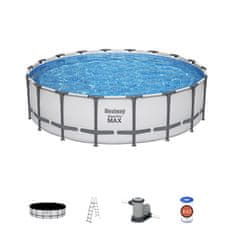 Lean-toys 18FT 549x132 cm SteelPRO Rack Pool BESTWAY