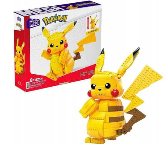 Lean-toys Mega Pokémon - Pikachu na stavbu FVK81