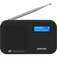 SENCOR Radiopčijímač s DAB+/FM SRD 7200 B