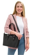 FLORA & CO Dámska kabelka 9179 noir