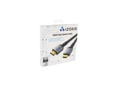 Izoxis 18929 Kábel HDMI 2.1 High Speed, 8K 60Hz, 2m čierny