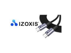 Izoxis 18927 Kábel USB Typ-C PD, 2m čierny