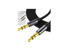 Izoxis 18931 Audio kábel 3.5mm Jack (M) to 3.5mm Jack (M) 1,75m čierny