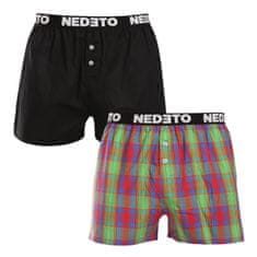 Nedeto 2PACK pánske trenky viacfarebné (2NTC003) - veľkosť XXXL