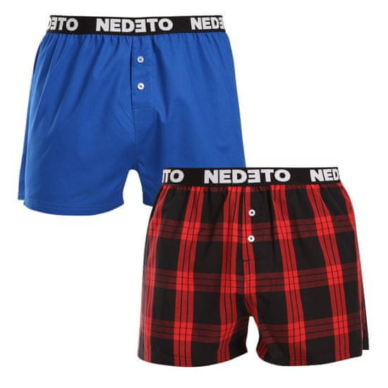 Nedeto 2PACK pánske trenky viacfarebné (2NTC010)