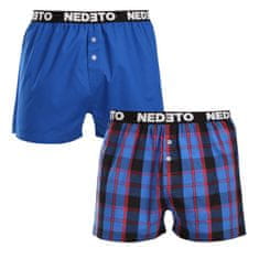 Nedeto 2PACK pánske trenky viacfarebné (2NTC011) - veľkosť XXXL