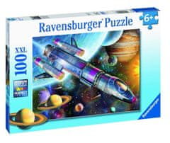 Lean-toys Puzzle 100 Misia vo vesmíre XXL