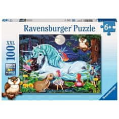 Lean-toys Puzzle 100 V čarovnom lese XXL