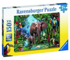 Lean-toys Puzzle 150 Slony v džungli XXL