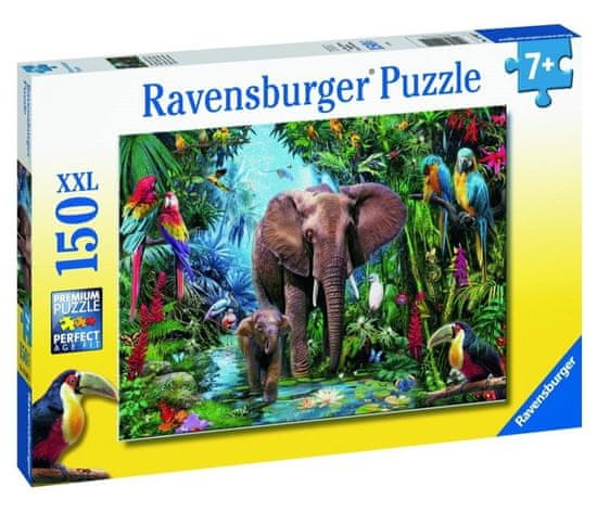 Lean-toys Puzzle 150 Slony v džungli XXL