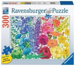 Lean-toys Puzzle 300 Kvetinová dúha