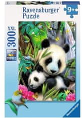 Lean-toys Puzzle 300 Darling Panda XXL